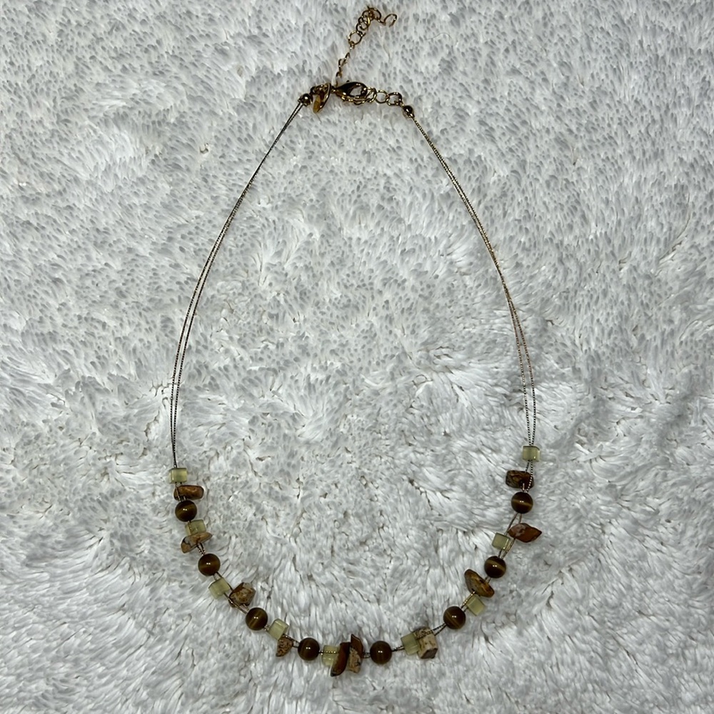 Lia Sophia Gold Tone Necklace 16”